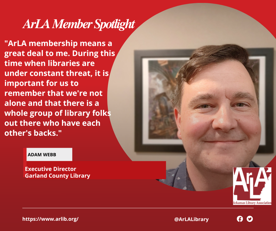 Adam Webb: ArLA April Member Spotlight